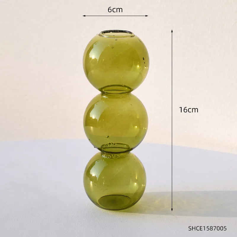 Hand- Blown Glass Vase