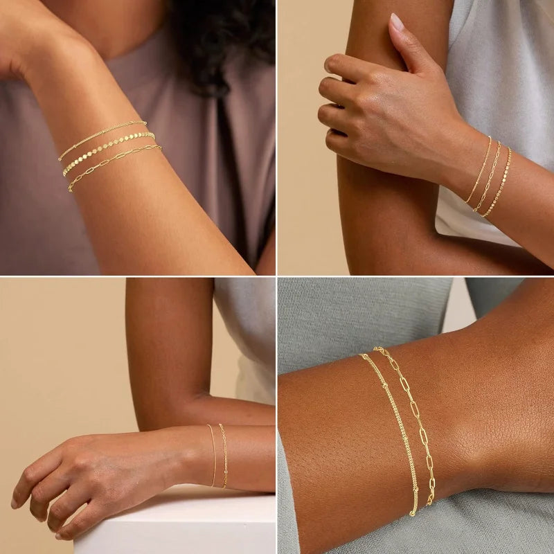 Dainty Stackable Bracelets