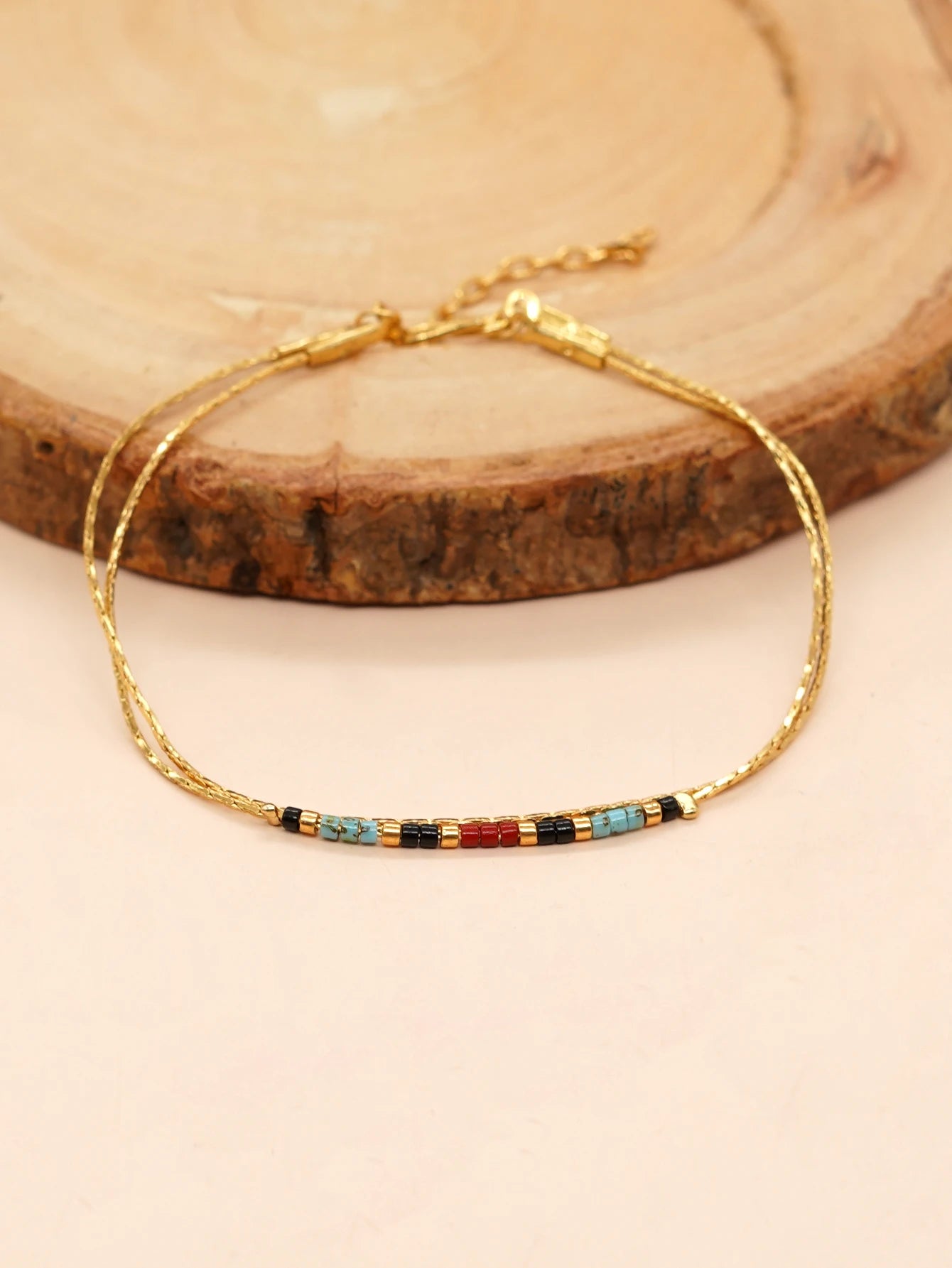 Handmade Miyuki Bead & Gold Bracelet- ON SALE UNTIL MOTHER'S DAY!